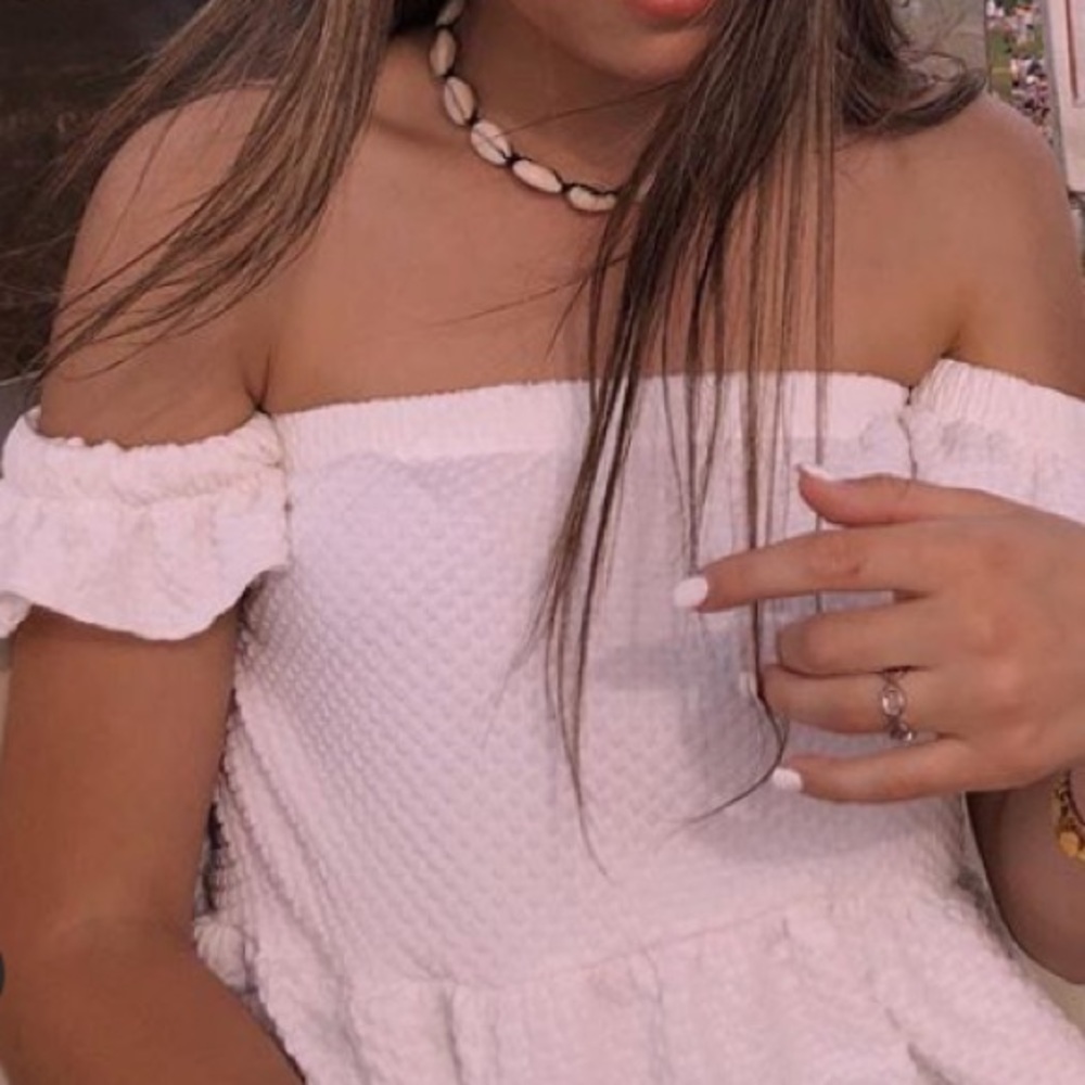 Urban white off shoulder top